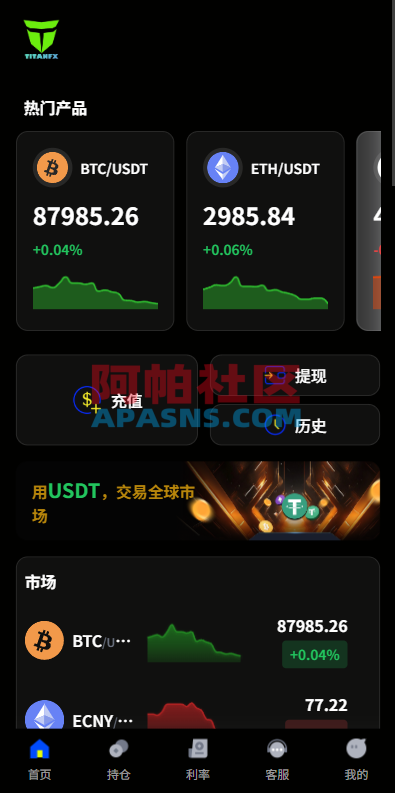多语言虚拟币微盘系统/秒合约交易/信用分/实名认证