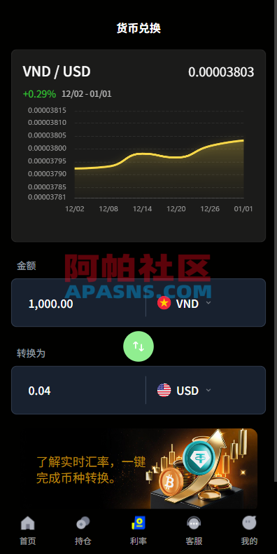 多语言虚拟币微盘系统/秒合约交易/信用分/实名认证