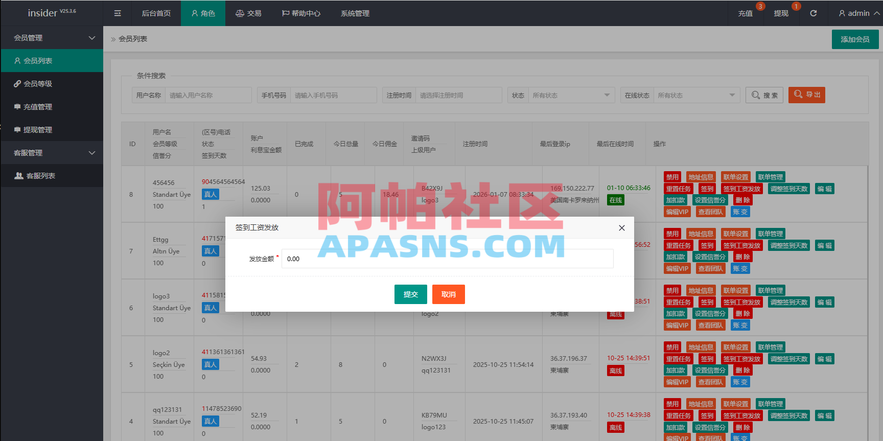 海外抢单刷单系统/信誉分/签到工资/多语言刷单
