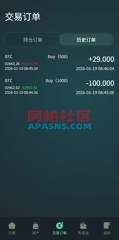 海外虚拟币微盘系统/信用分/实名认证/多语言微交易