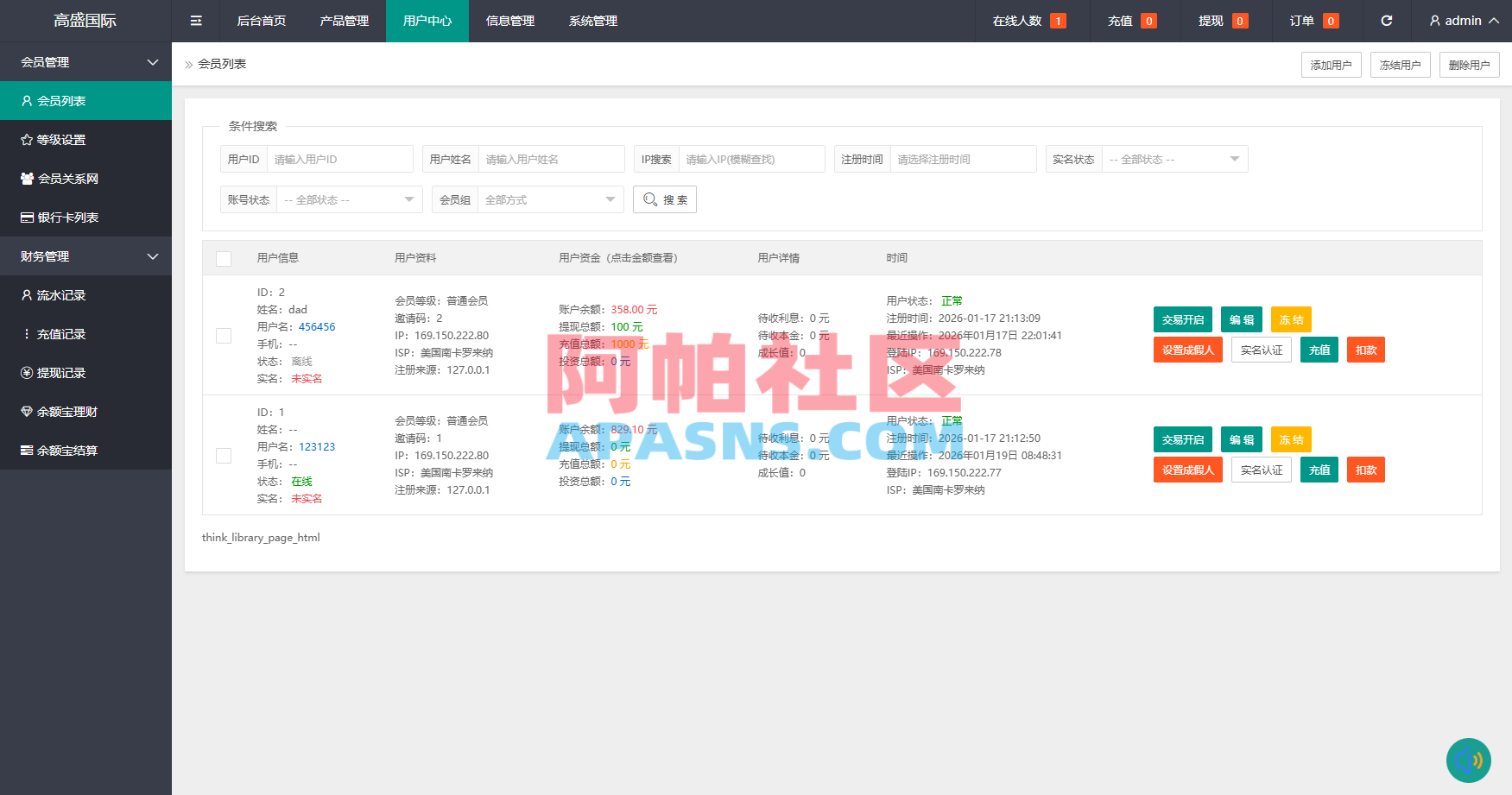 海外虚拟币微盘系统/信用分/实名认证/多语言微交易