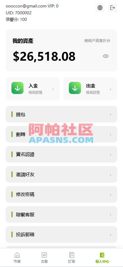 海外st7交易所系统/外汇/虚拟币/贷款/理财/AI控盘