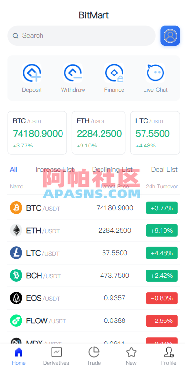 多语言交易所系统/秒合约/合约币币/理财/平台币