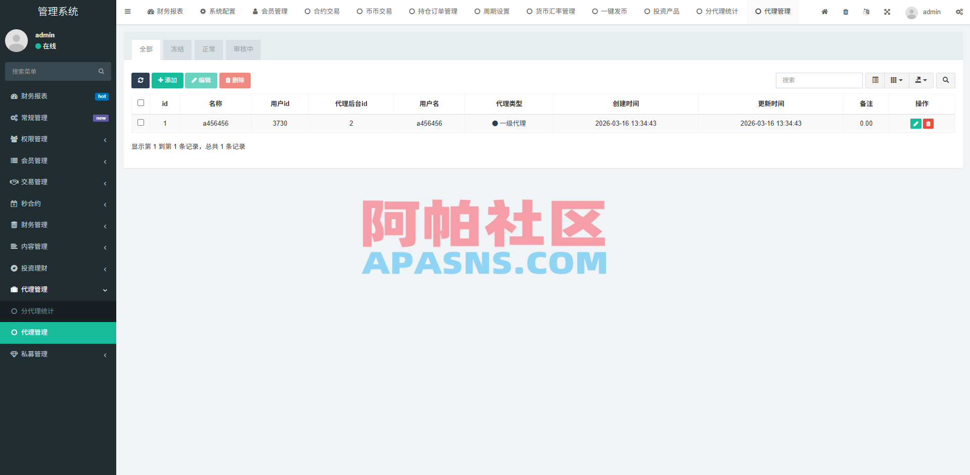 多语言交易所系统/秒合约/合约币币/理财/平台币