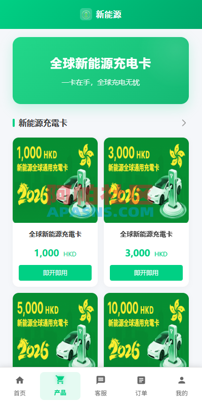 海外新能源商品回收系统/自定义回收/信用分/多语言订单回收