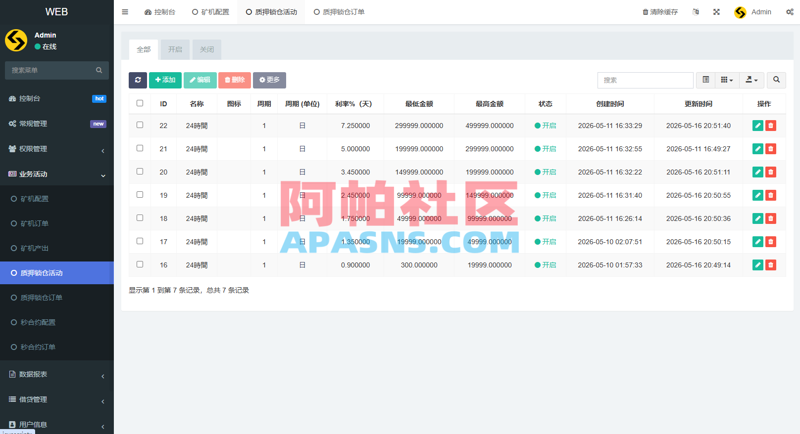 图片[13]-多语言DAPP交易所/秒合约交易/质押/贷款-阿帕社区